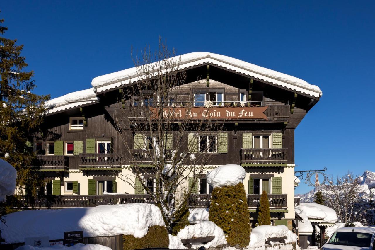 Hotel Au Coin Du Feu Megève Zewnętrze zdjęcie