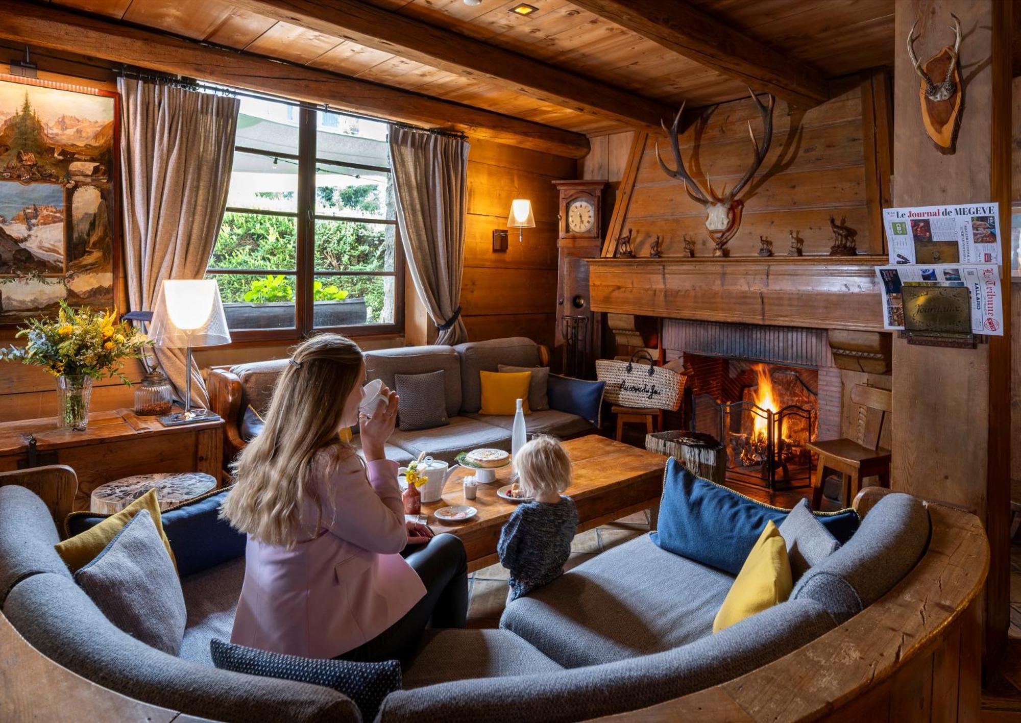 Hotel Au Coin Du Feu Megève Zewnętrze zdjęcie